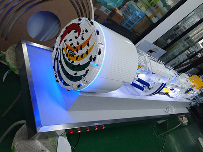 泥水式盾构机模型