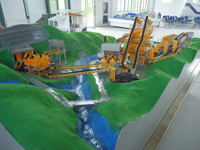 砂石生产线模型