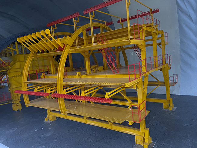 喷淋养护台车模型