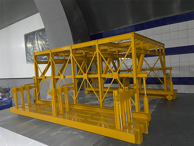 沟槽模板台车模型