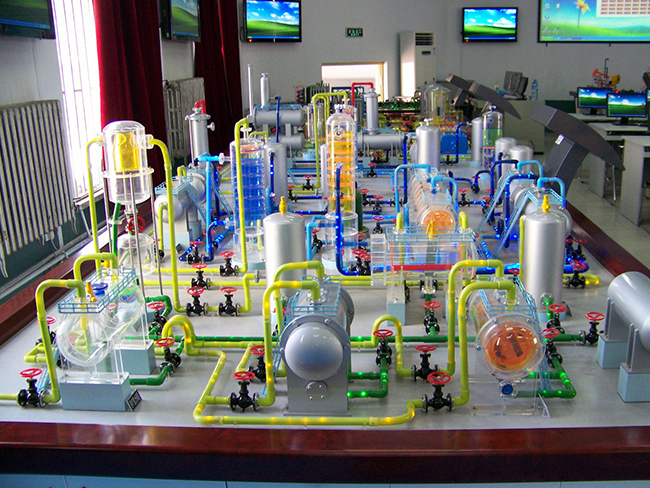 天然气输送沙盘模型