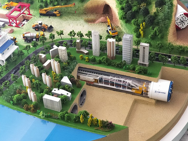 中铁装备施工场景模型