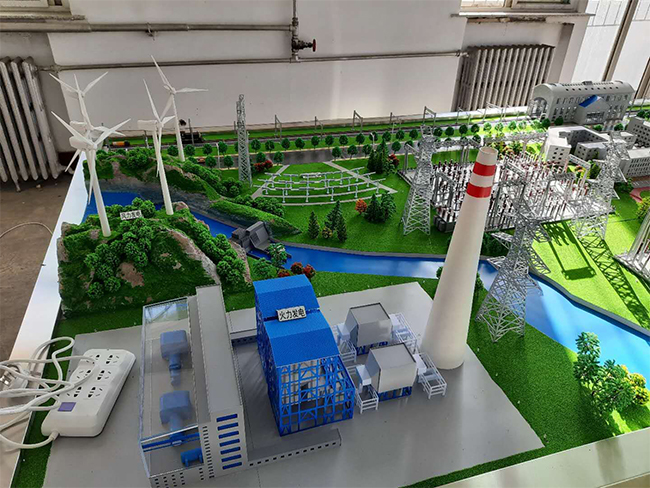 风光互补沙盘模型