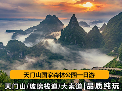 张家界旅游路线4天3晚（森林公园+十里画廊+天门山+玻璃栈道）