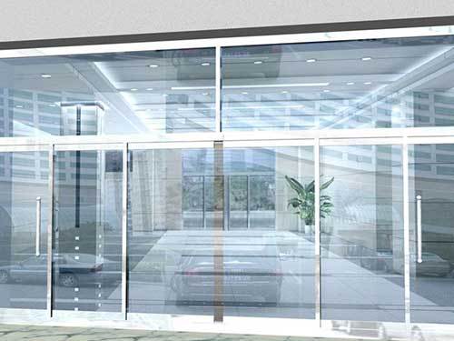 全玻璃自动门3
