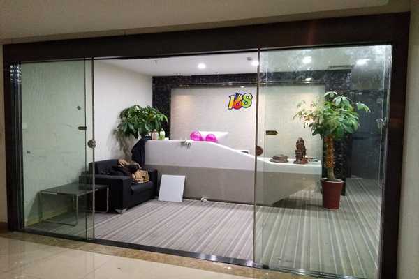 双开无框自动门 双开无框自动门