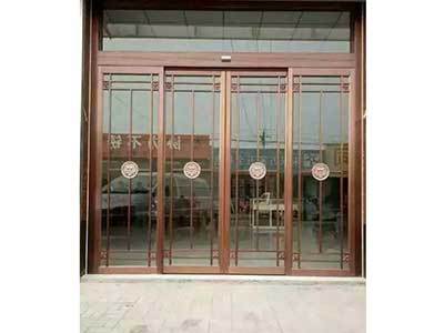 中式复古工艺自动门
