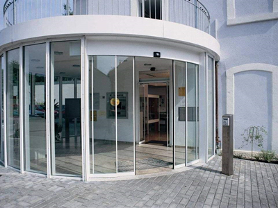 弧形自动门3