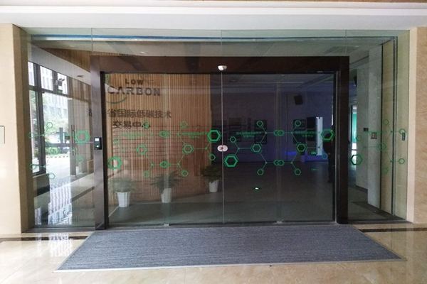 无框玻璃感应门 无框玻璃感应门