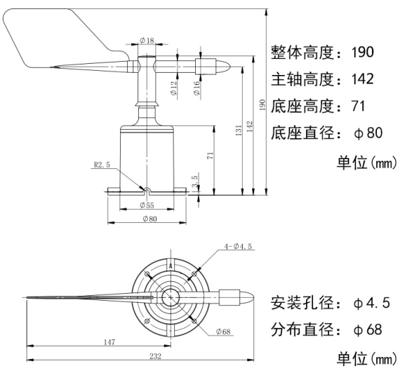 风向传感器