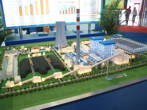 火力发电厂沙盘模型