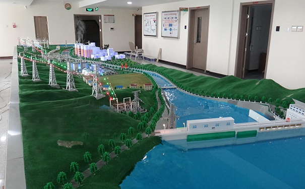 水利枢纽模型