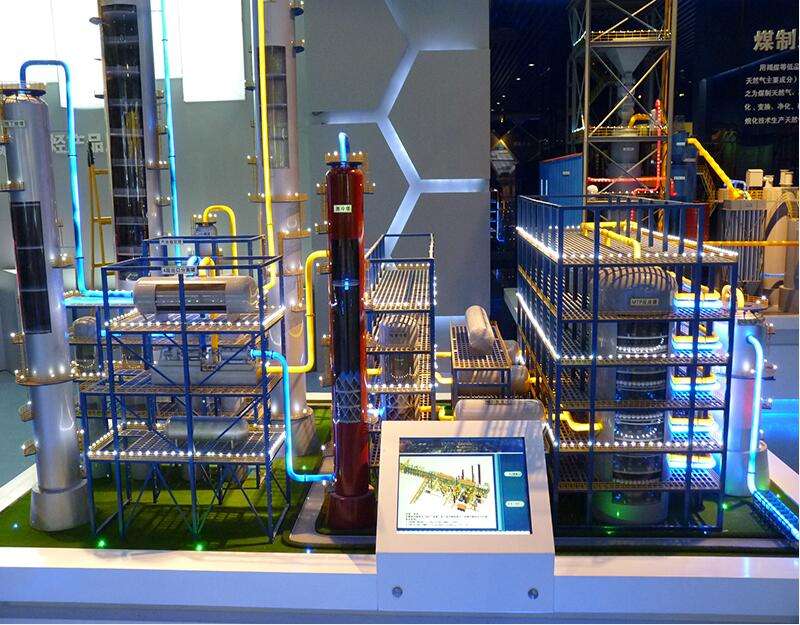 天然气输送沙盘模型