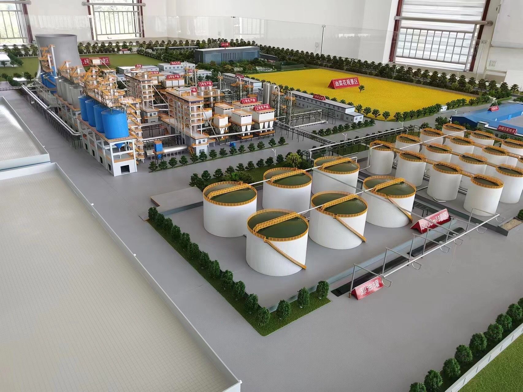 天然气输送沙盘模型