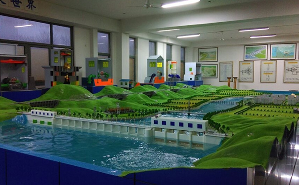 水电站水利枢纽模型