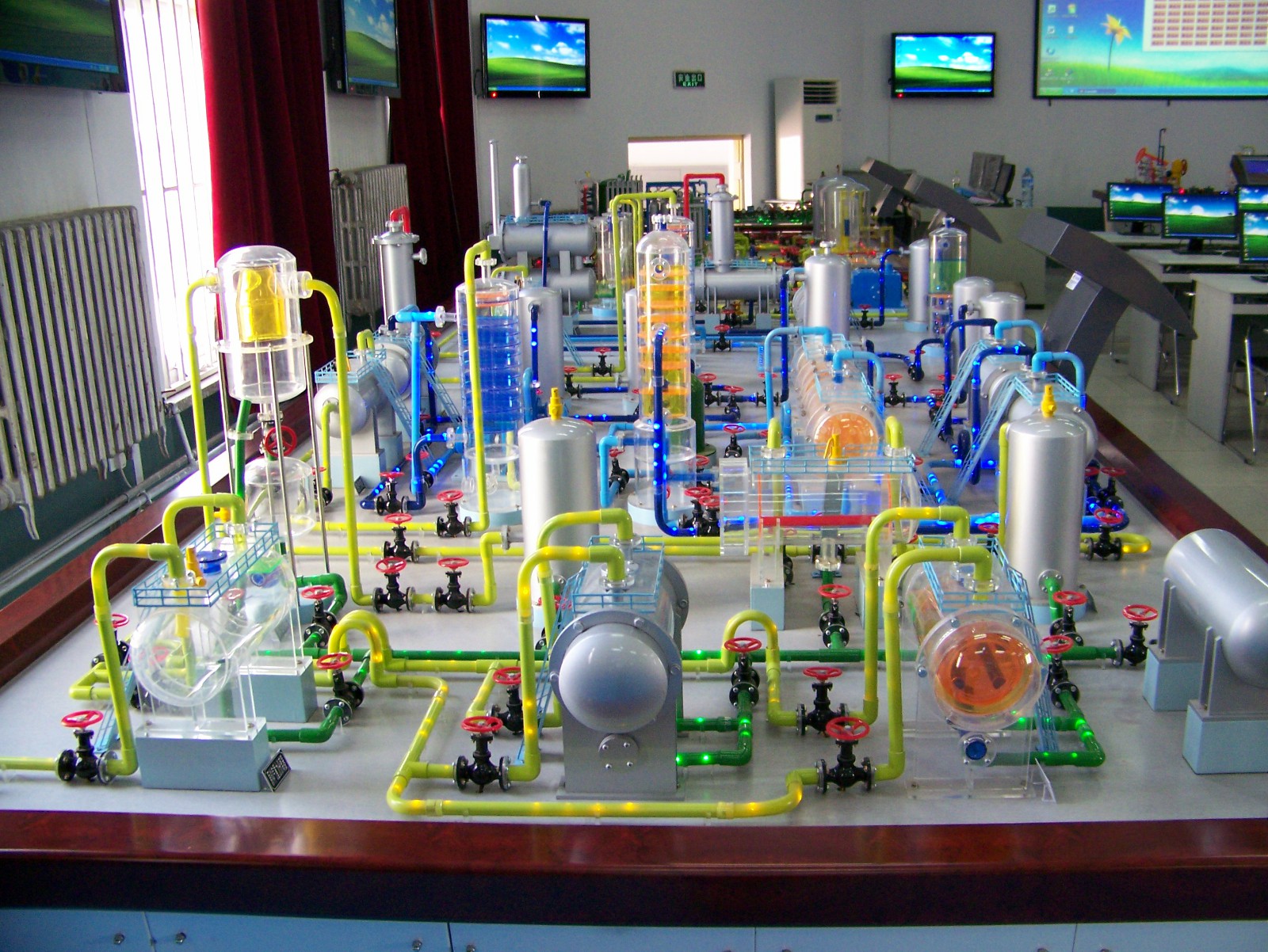 天然气输送沙盘模型