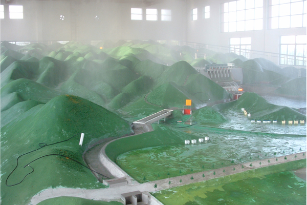 大坝水利枢纽模型