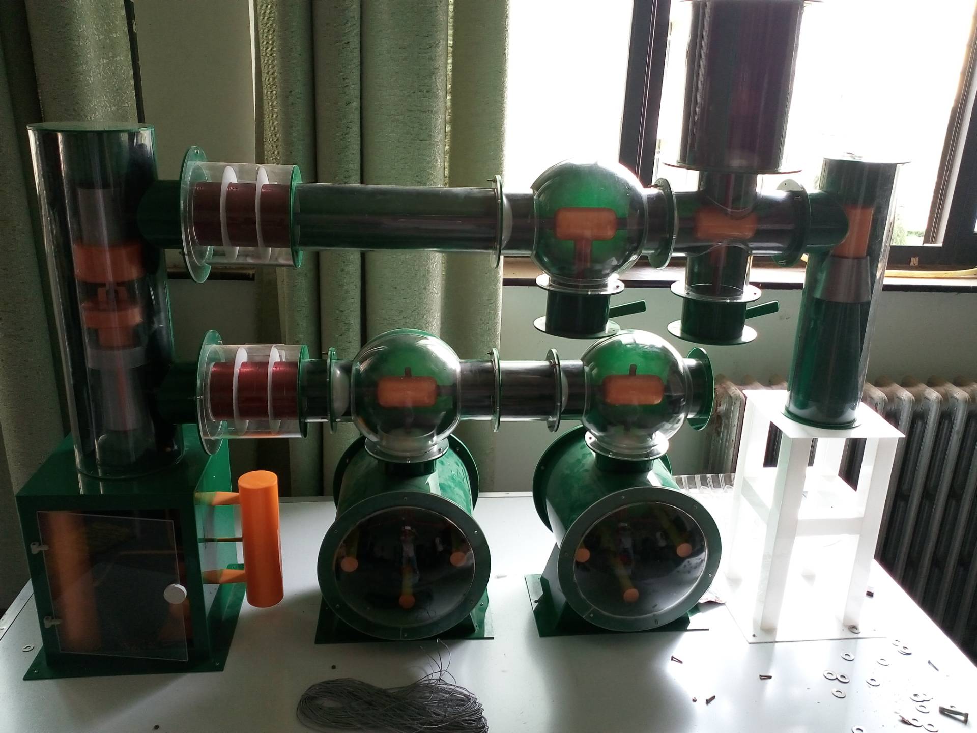 组合电器装置模型