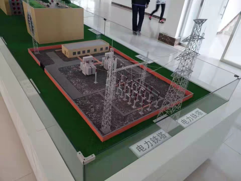 电站沙盘模型