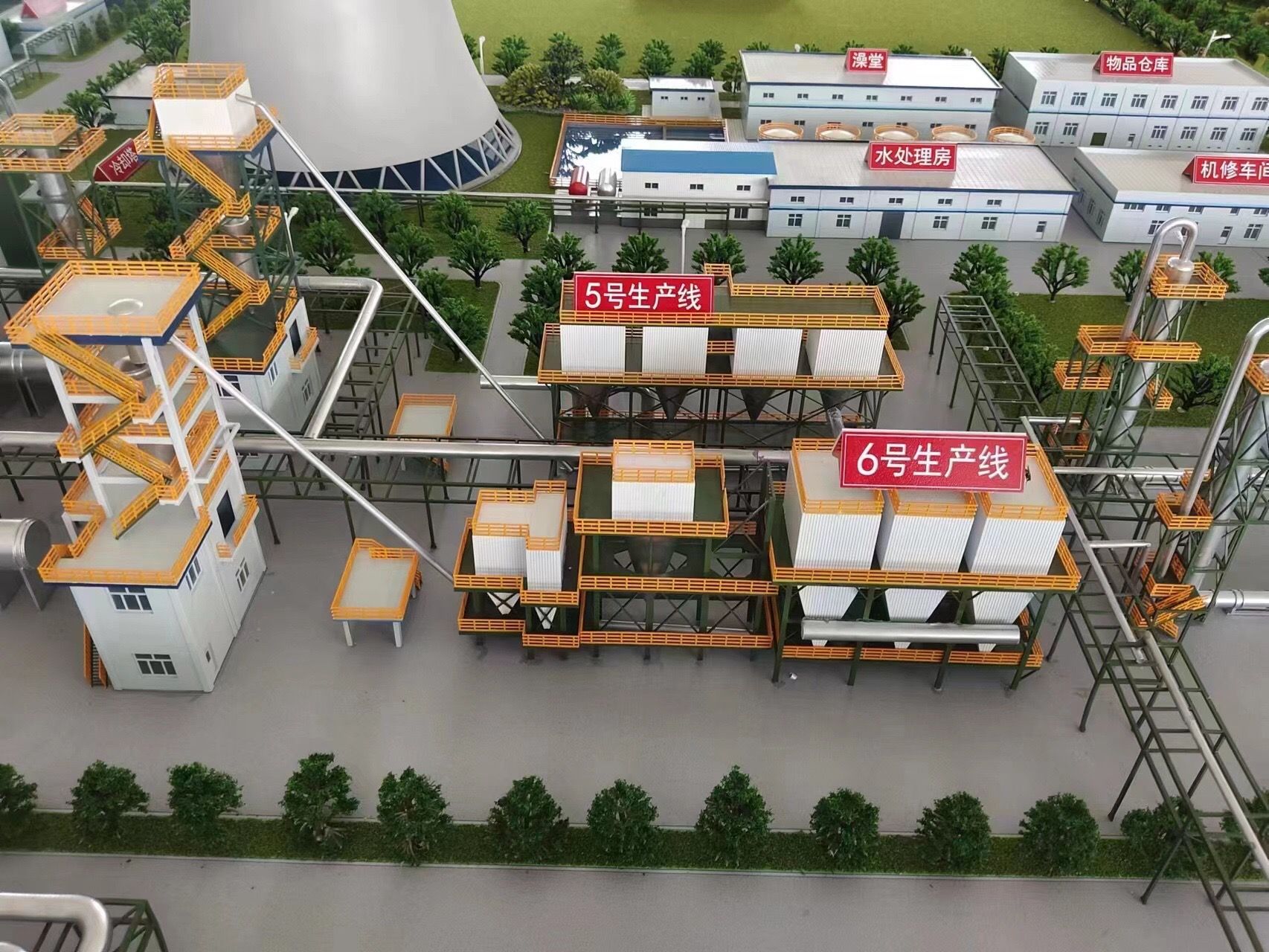 天然气输送沙盘模型