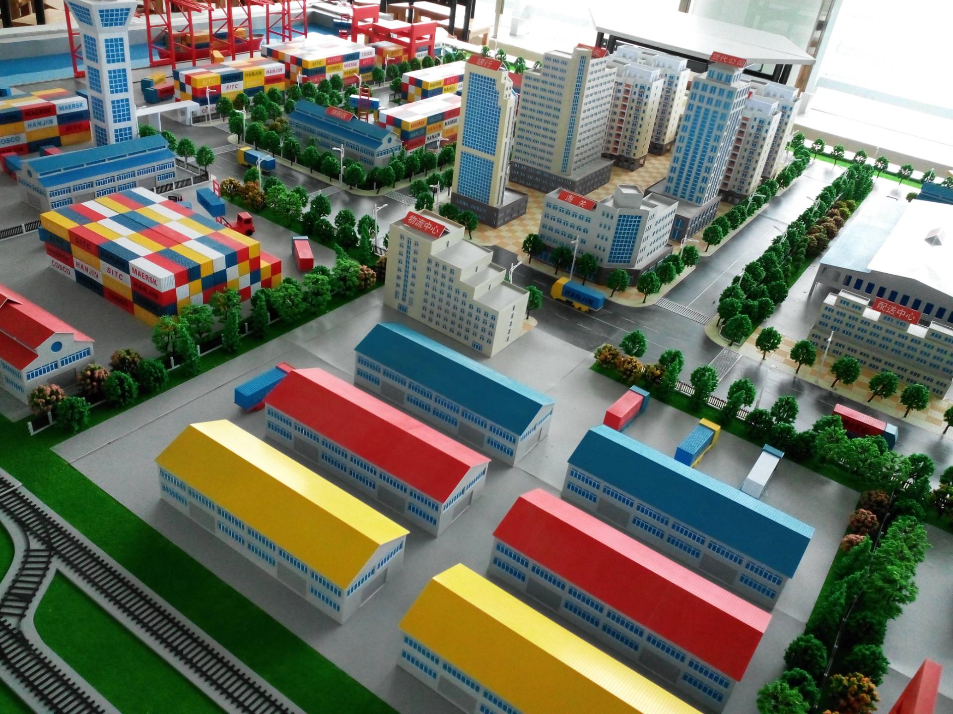 火力发电厂沙盘模型