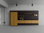Back Credenza Wall-Mounted Set