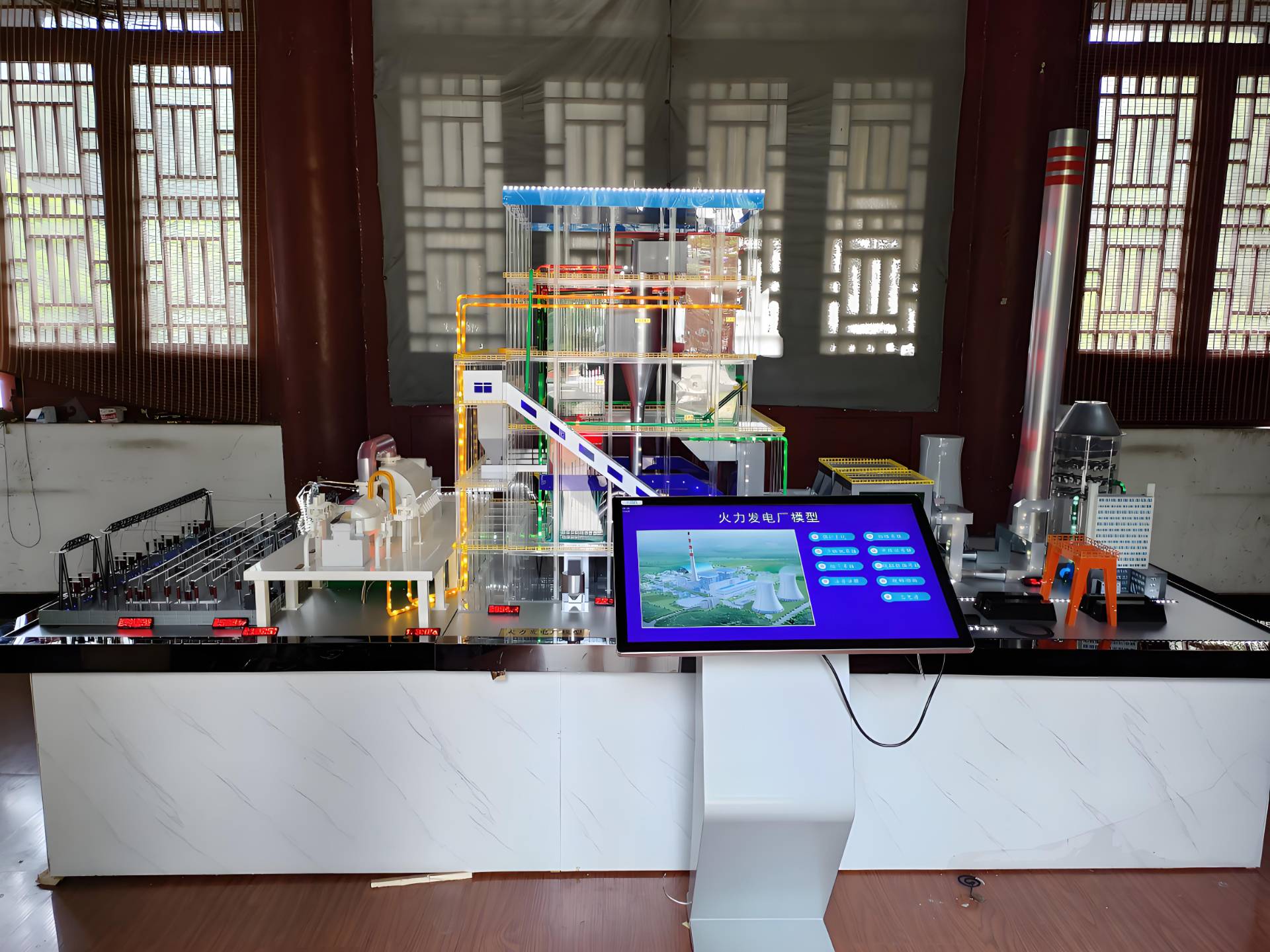 火力发电厂模型