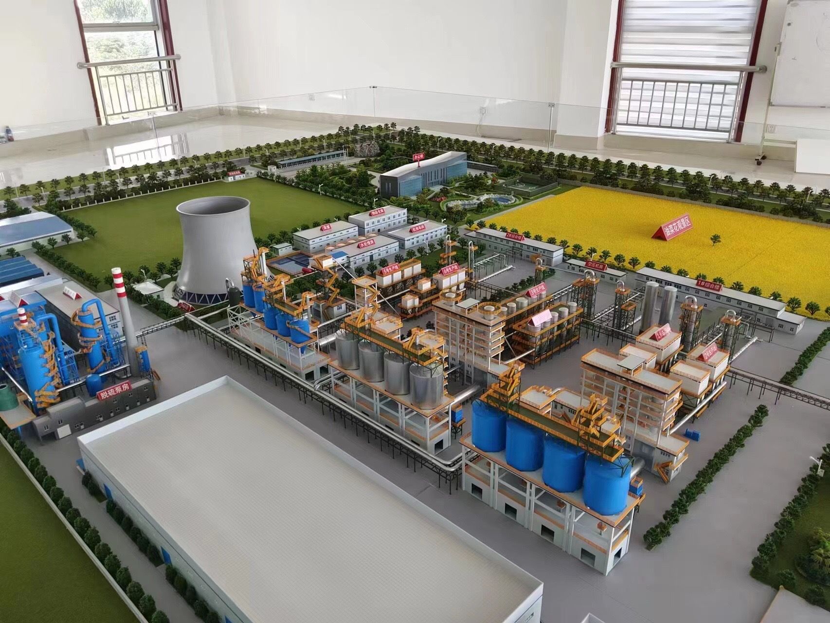 天然气输送沙盘模型