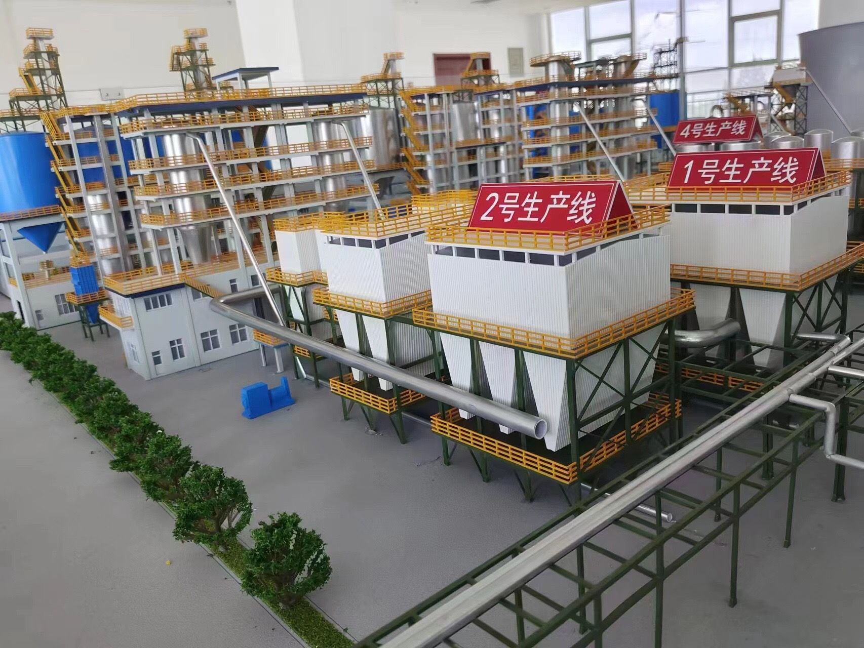 天然气输送沙盘模型