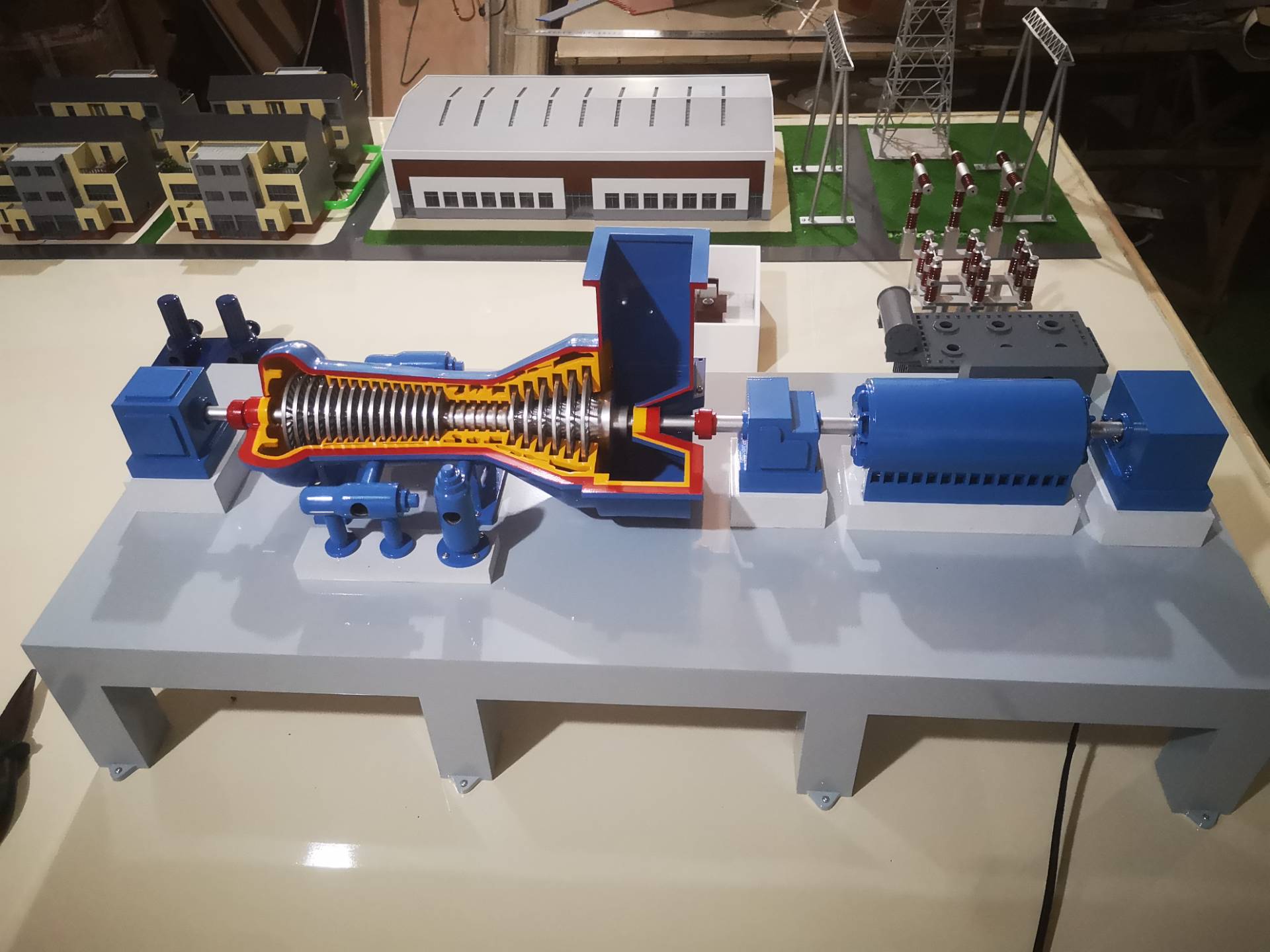 单缸汽轮机模型