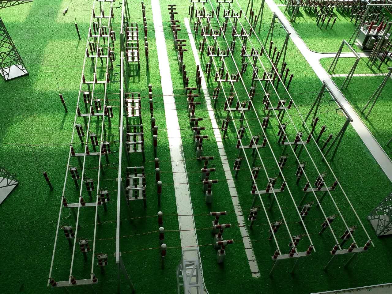 变电站升压站模型