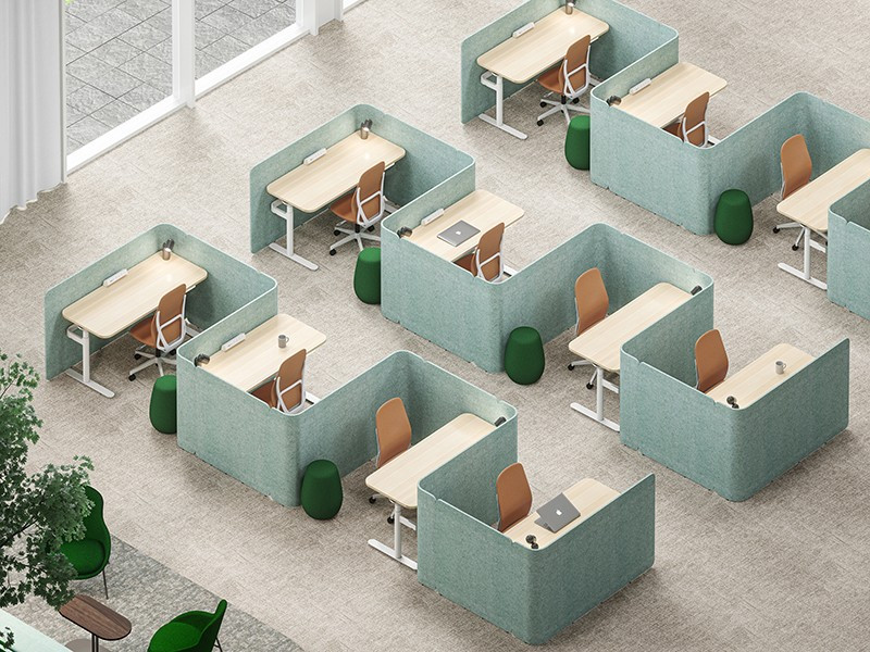 Duplex Height-adjustable Desk, Cocoon and Astrid