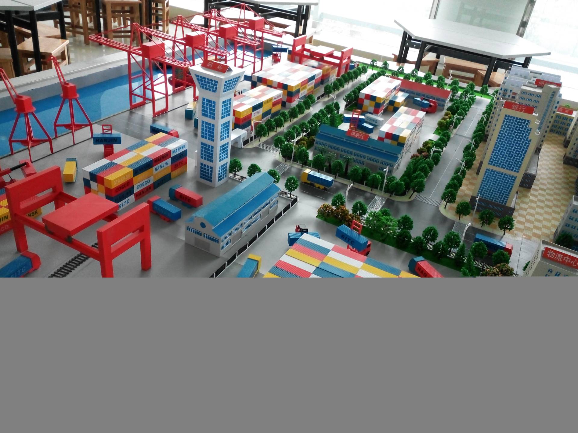 火力发电厂沙盘模型