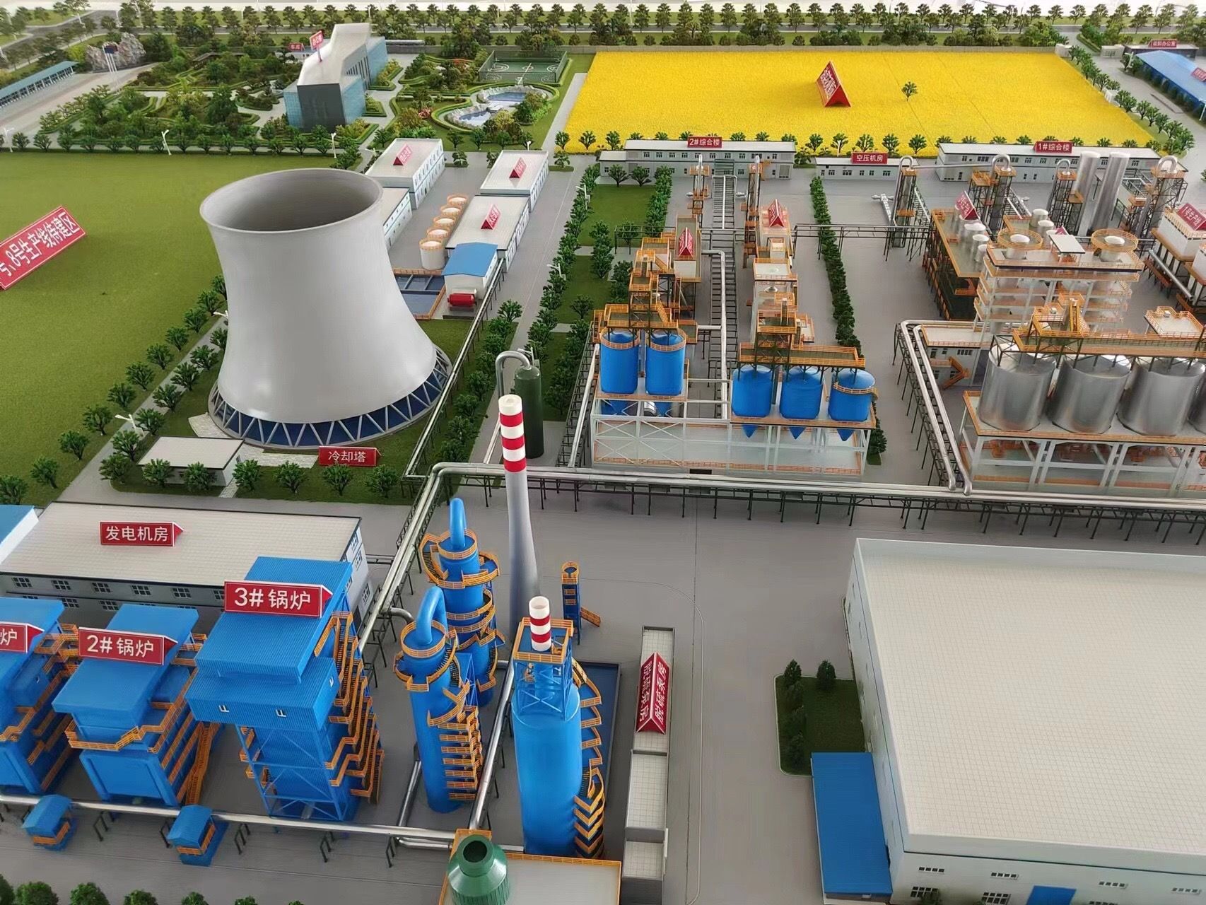 天然气输送沙盘模型