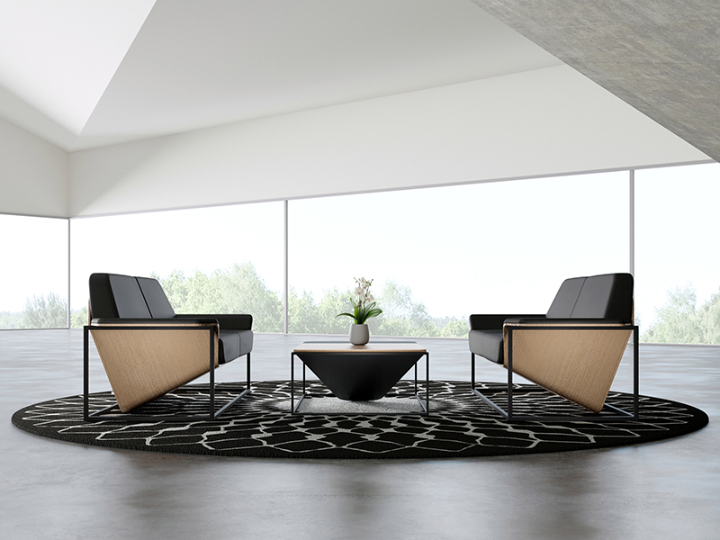 Sofa and Occassional Table