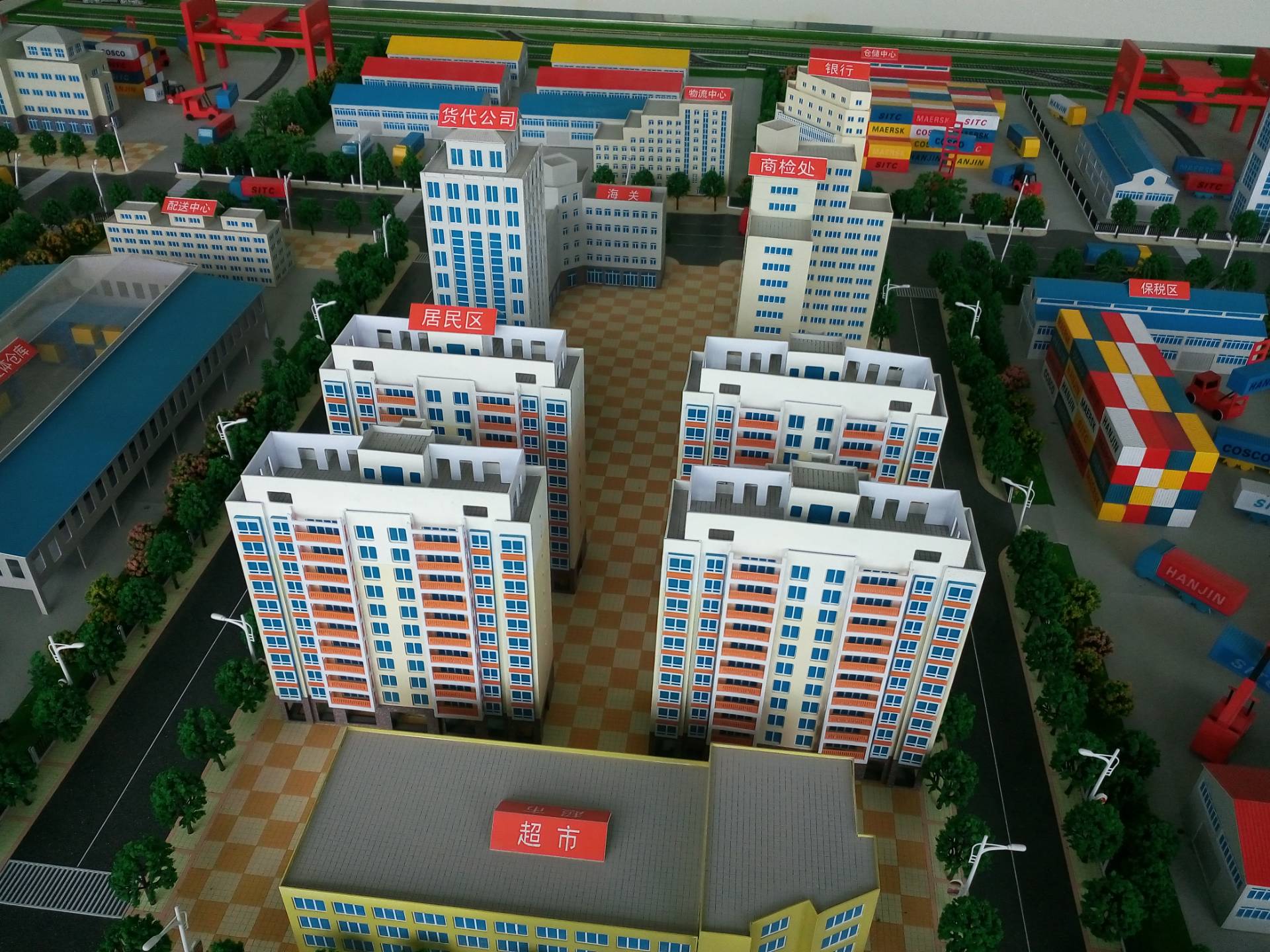 火力发电厂沙盘模型