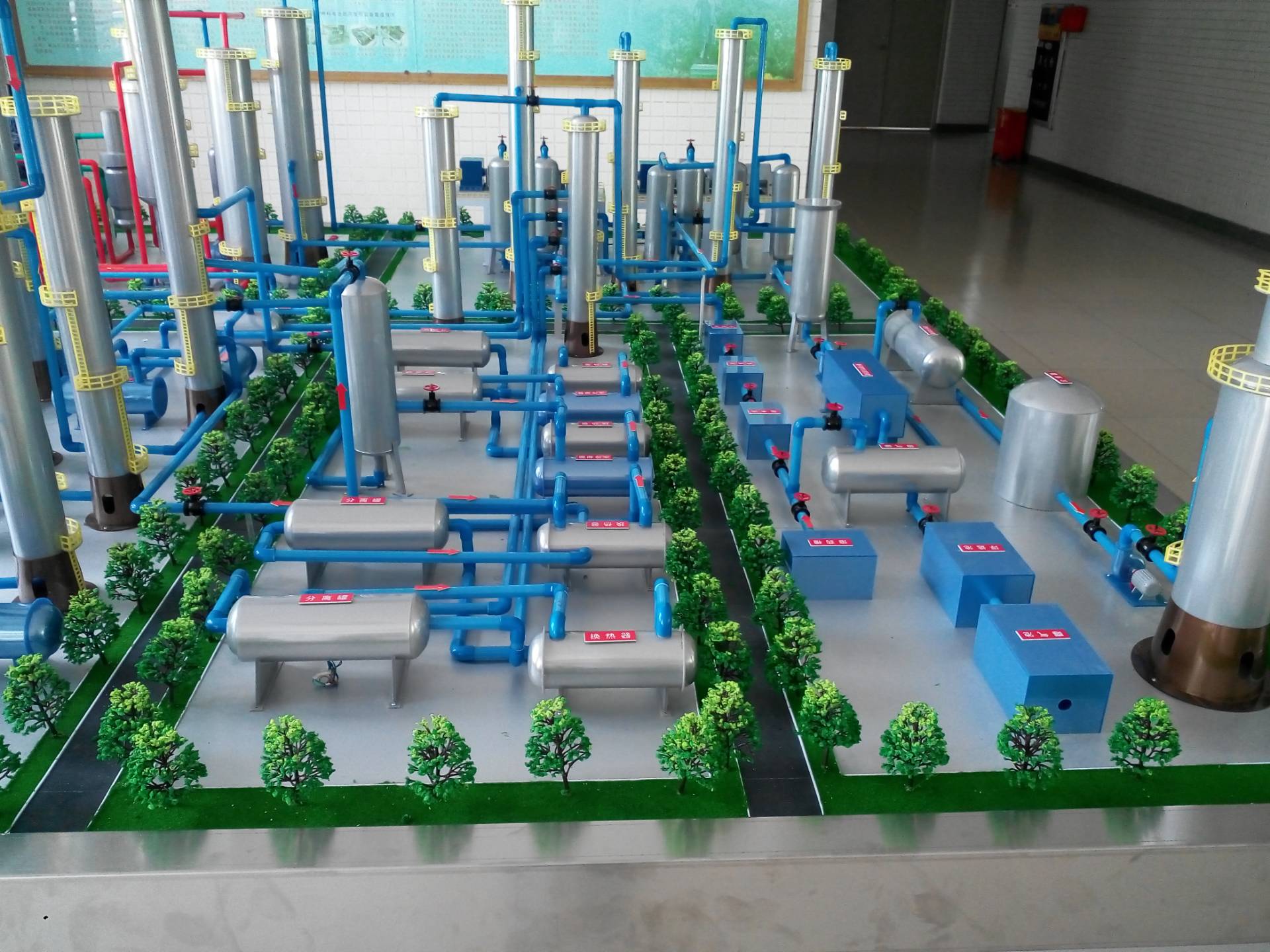 乙烯生产工艺流程模型