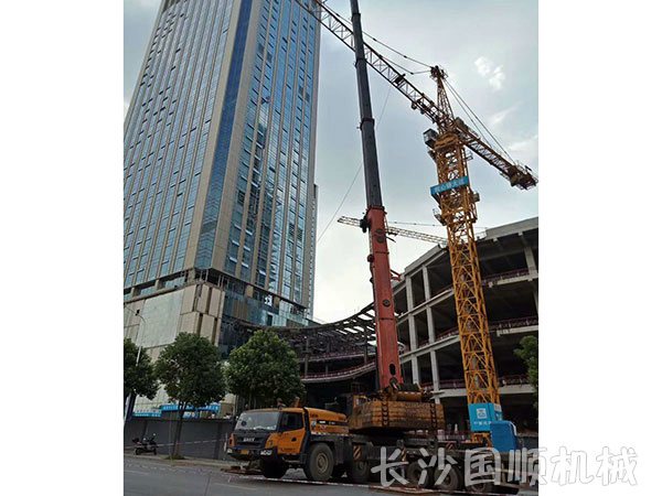 中建钢构A9项目塔吊安装