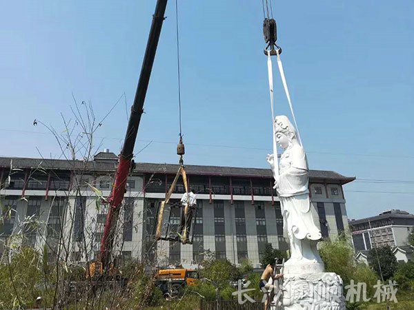 金州敬老院神像吊装