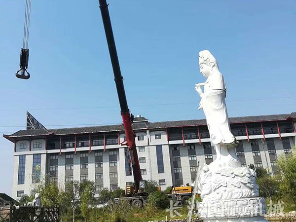 金州敬老院神像吊装