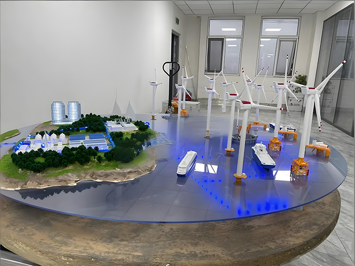 海上风力发电模型