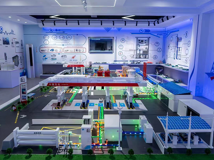 中国石化加油站模型