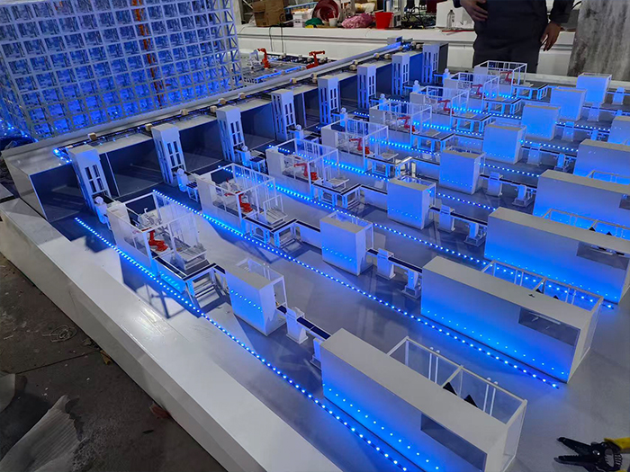 物流创库自动化演示模型