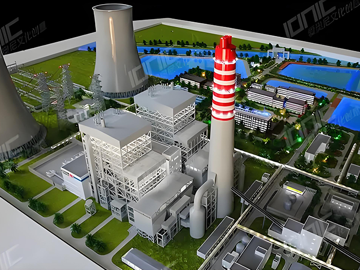 火力发电工业沙盘模型