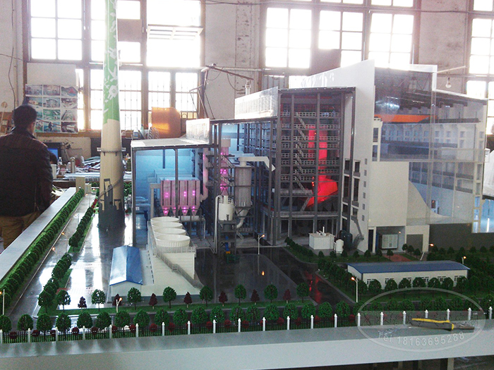 垃圾发电厂模型