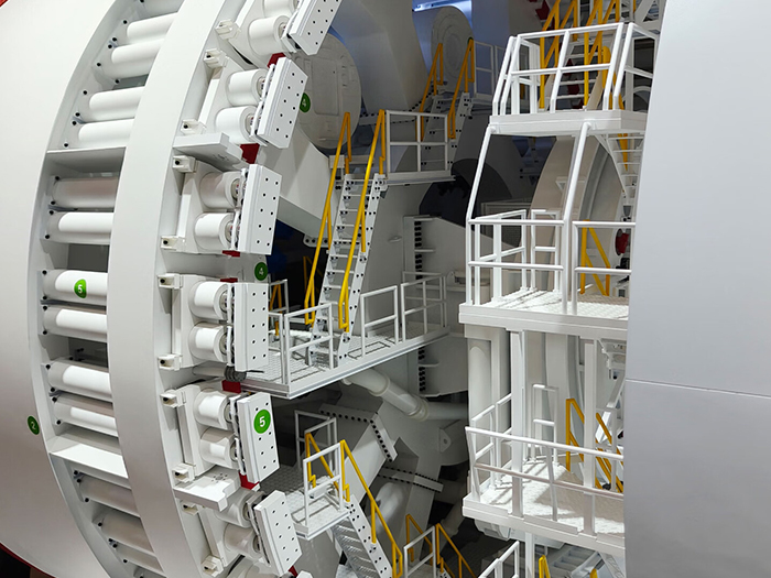 盾构机结构模型