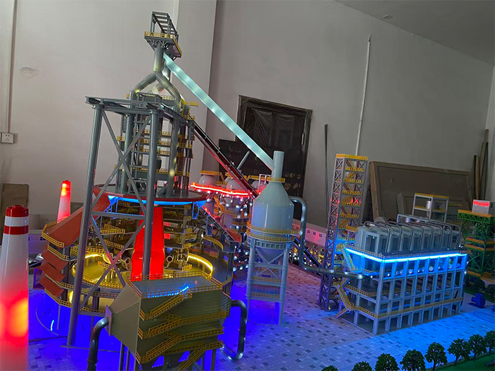 北京首钢高炉模型