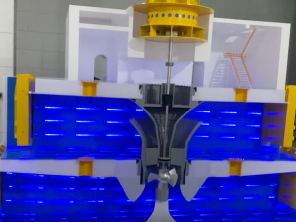 双向流道泵站演示