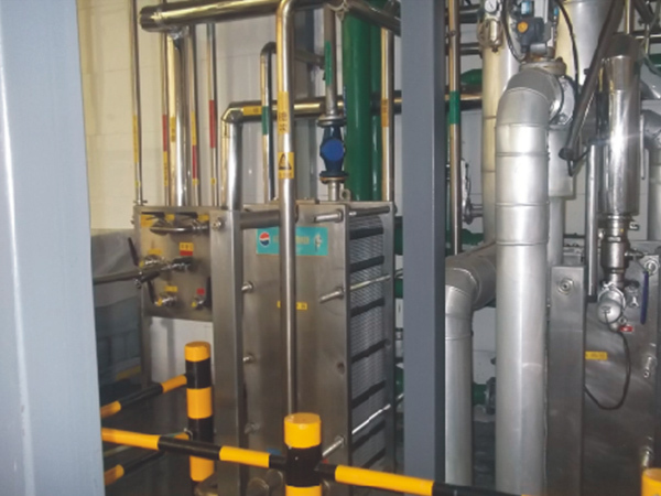 百事可乐糖浆冷却板式换热器