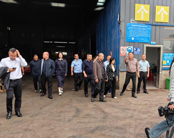 【人大陈主任一行来我司指导工作】